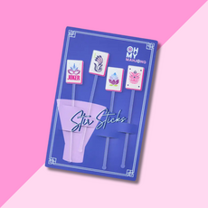 Oh My Mahjong Tile Acrylic Cocktail Stir Sticks