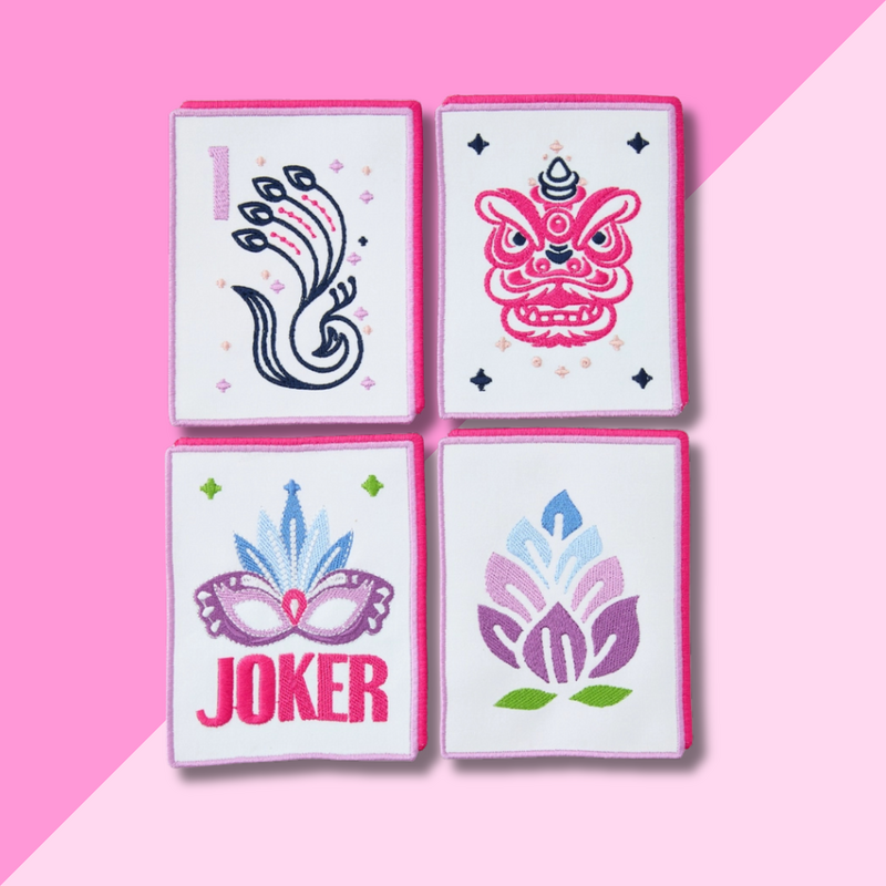 Oh My Mahjong Mahjong Tile Cocktail Napkins