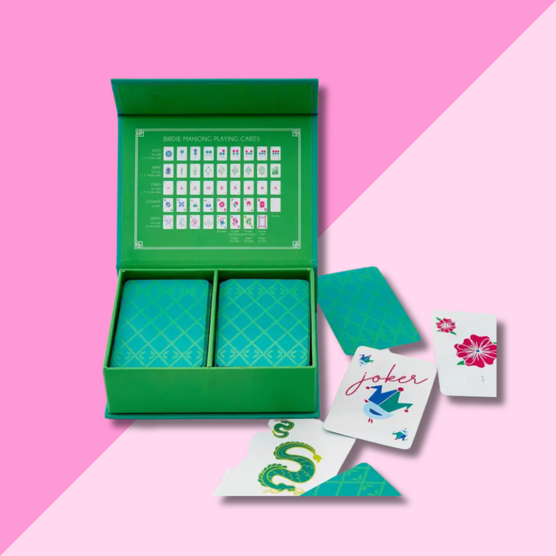 Oh My Mahjong Birdie Mahjong Playing Cards