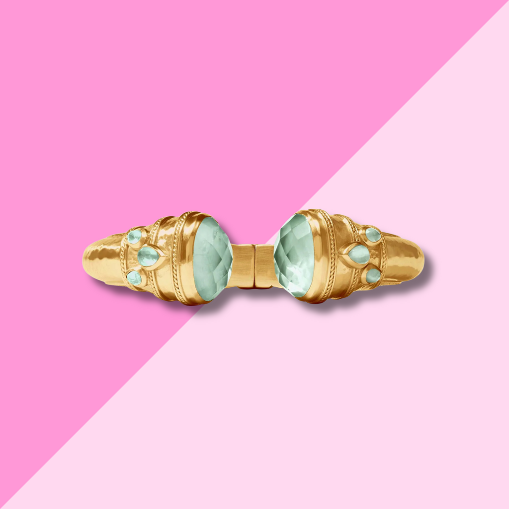 Julie Vos Cannes Cuff - Aquamarine Blue