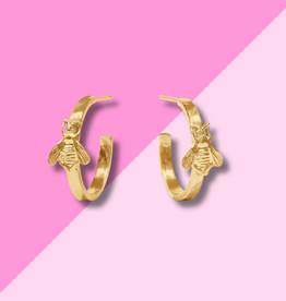 Julie Vos Bee Hoop Gold Small