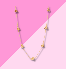 Julie Vos Bee Delicate Necklace Gold