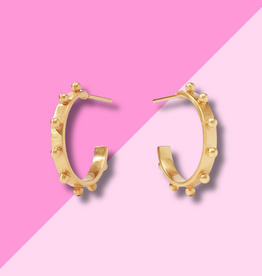 Julie Vos SoHo Hoop - Gold - S