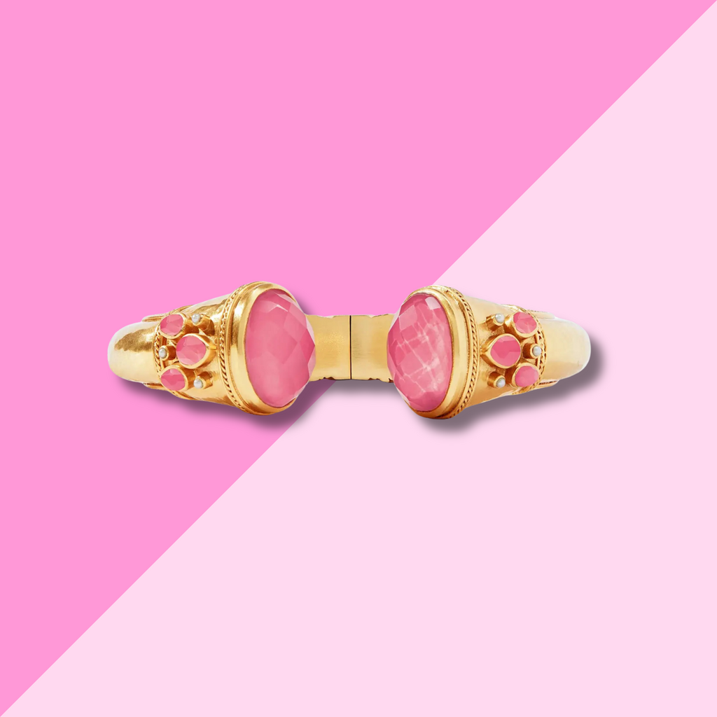 Julie Vos Cannes Cuff - Peony Pink - OS