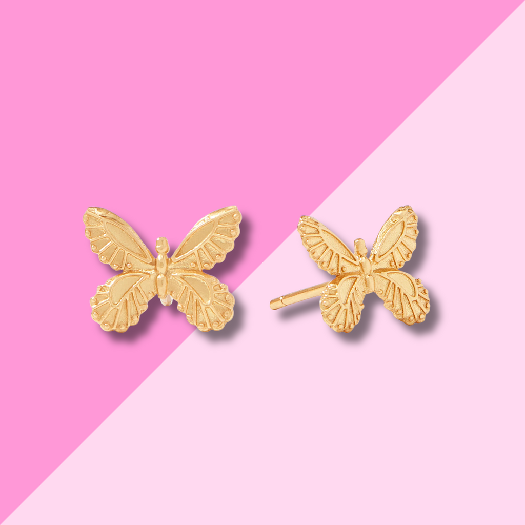 Julie Vos Butterfly Stud - Gold