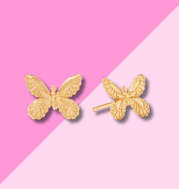 Julie Vos Butterfly Stud - Gold