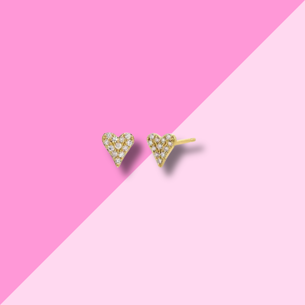 Hjane Jewels Tiny Heart Studs