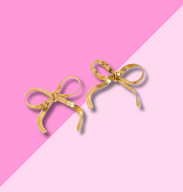 Hjane Jewels Herringbone Bow Studs