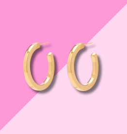 Hjane Jewels 40mm Jane Hoops Gold