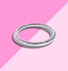 Hjane Jewels Ashley Bangle Bracelet Silver