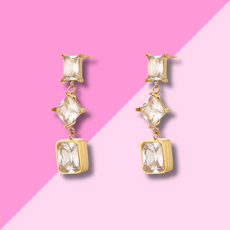 Hjane Jewels Catherine Studs Clear
