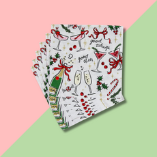 Caspari Lets Be Merry Cocktail Napkin
