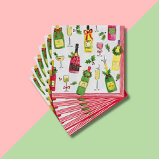 Tipsy and Toasty Cocktail Napkin