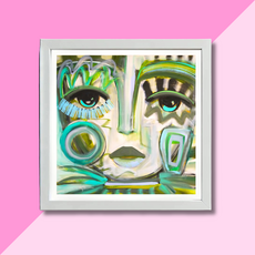 Windy O'Connor 8x8 That Girl Glows White Frame