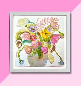 Windy O'Connor 8x8 White Lotus White Frame