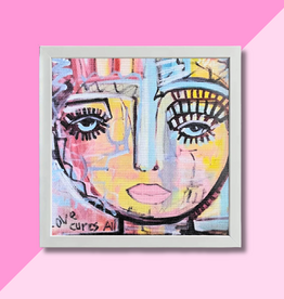 Windy O'Connor 8x8 Resolute Chica White Frame