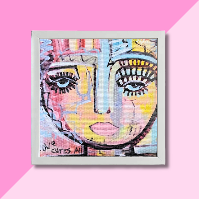 Windy O'Connor 8x8 Resolute Chica White Frame