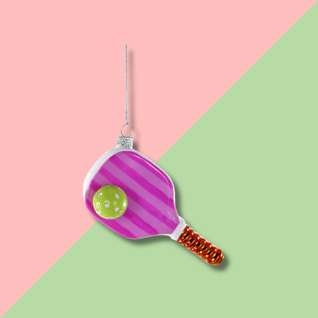Pickleball Pink Ornament
