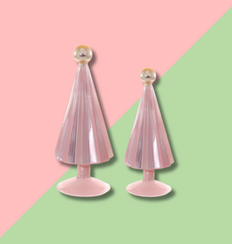 Pleated Tree Light Pink Gold 8in