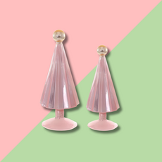 Pleated Tree Light Pink Gold 6in