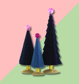 Crushed Velvet Tree Green 17in