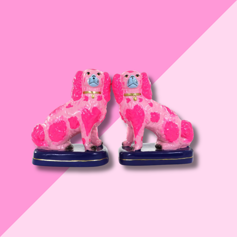 Cody Foster & Co Staffordshire Dog - Neon Pink