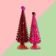 Cody Foster & Co Hobnail Tree Red 20.5in