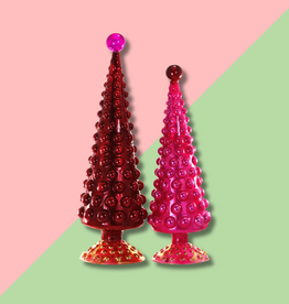 Cody Foster & Co Hobnail Tree Red 20.5in