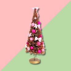 Cody Foster & Co Tinsel Town Tree Pink 13in