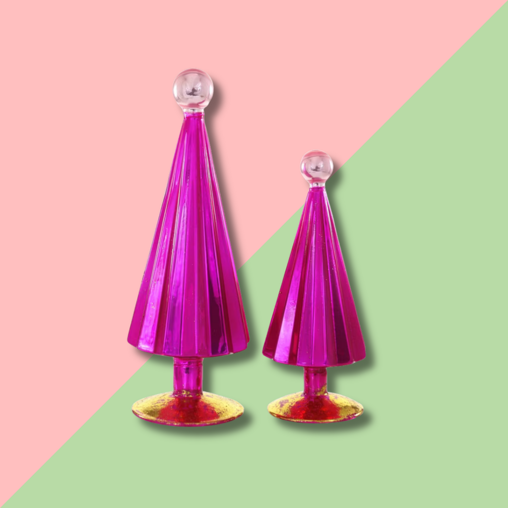 Cody Foster & Co Pleated Tree Fuchsia 8in