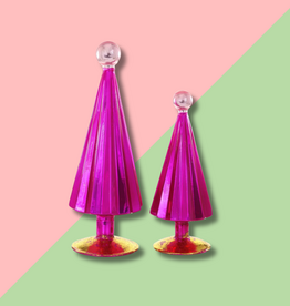 Cody Foster & Co Pleated Tree Fuchsia 8in