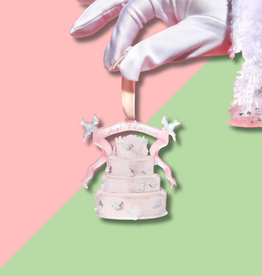 Taylor A Designs Just Married Acrylic Ornament