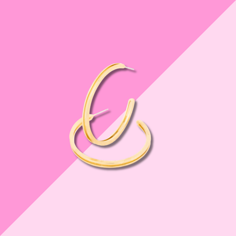 Raelynn Earrings - Large Gold