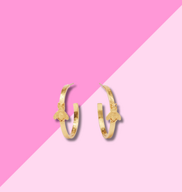 Bee Hoop Gold Medium