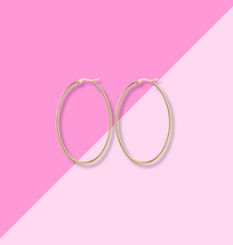 Hjane Jewels Oval Hoops Gold