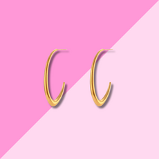 Hjane Jewels Julie Hoops Gold