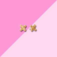 Julie Vos SoHo Demi X Stud- Gold