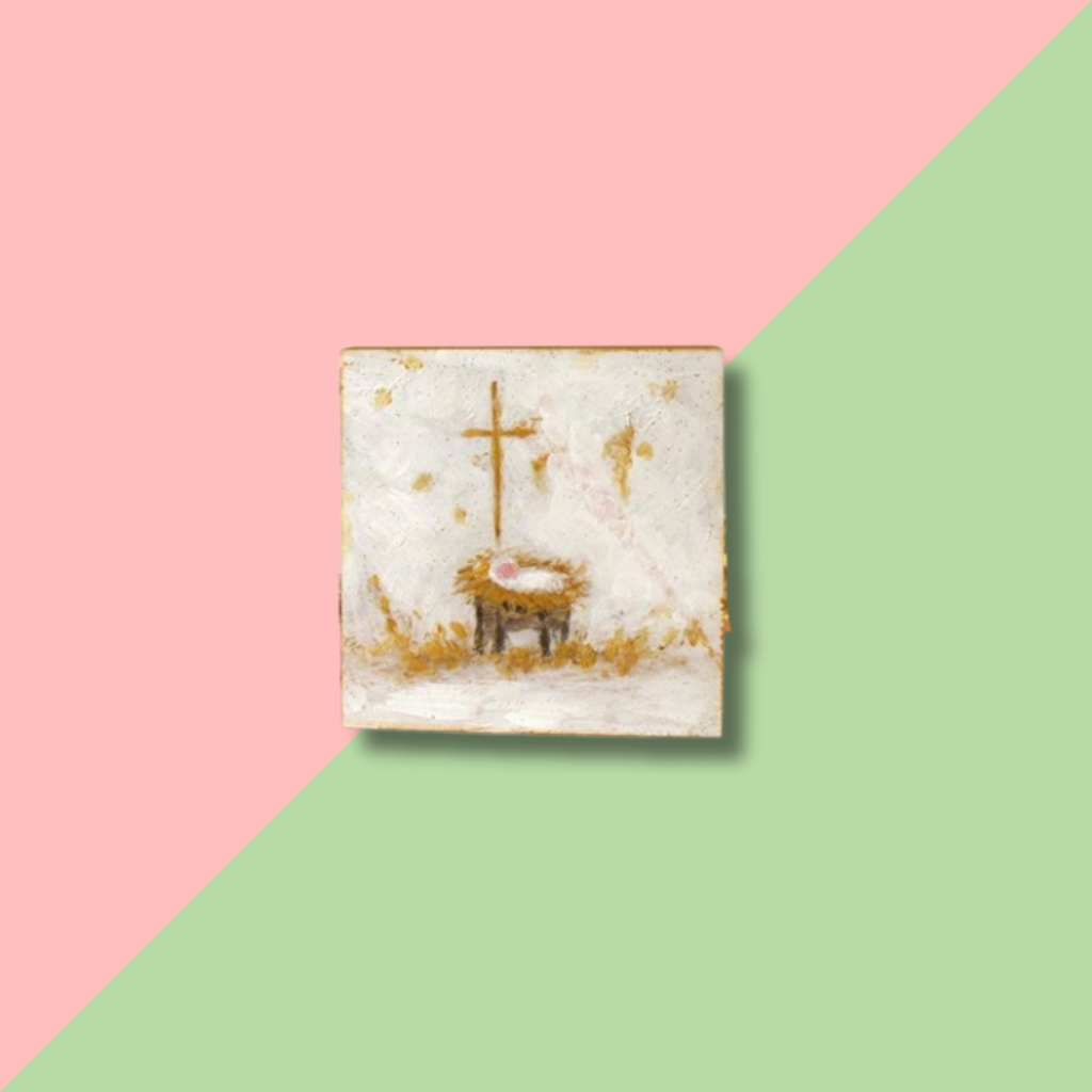 TRADE CIE 4x4 Handpainted Box Sign True Story