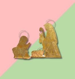 TRADE CIE Gold Nativity Silhouette 6x3x5