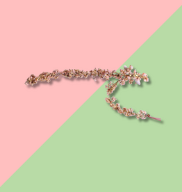 TRADE CIE 47in Pink Shimmer Glitter Garland