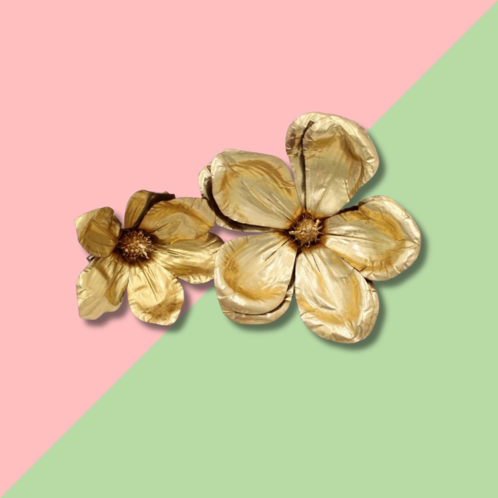 TRADE CIE 6in Gold Magnolia Clip