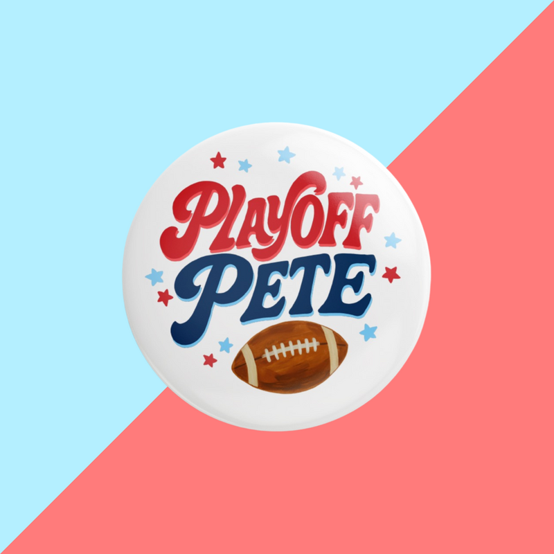 Playoff Pete Button