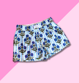 chakeris Blue Floral Shorts