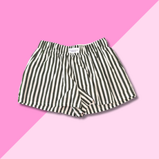 chakeris Green Stripe Shorts