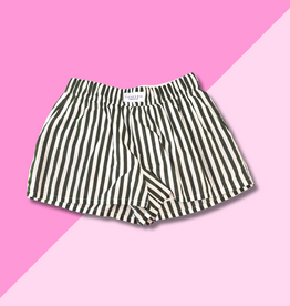 chakeris Green Stripe Shorts