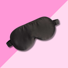 Bella Sleep & Spa Satin Sleep Mask Black