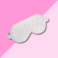 Bella Sleep & Spa Satin Sleep Mask Leopard