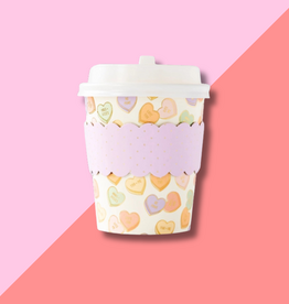 Conversation Hearts To-Go Cups - 8 pack