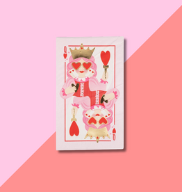 My Mind's Eye Queen of Hearts Dinner Napkin