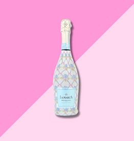 Hydrangea Lattice Prosecco Bottle Wrap
